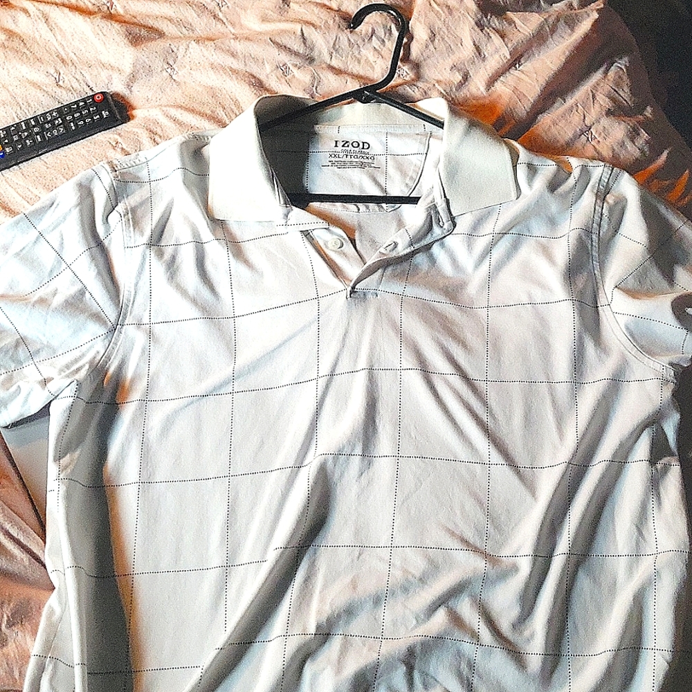 White golf polo xxl